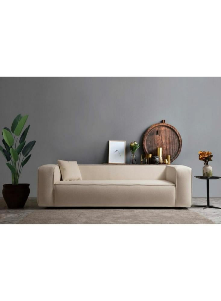 كنبة 3 مقاعد بمقاس 85x85x180 سم - اوف وايت