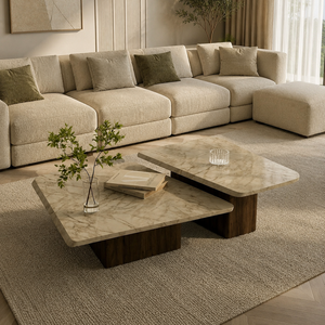 طقم طاولات قهوة فخم مودرن مناسب لغرف المعيشىة - Home House
