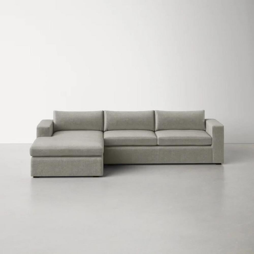 كنبة زاوية 90×85×300×200 سم - بيج