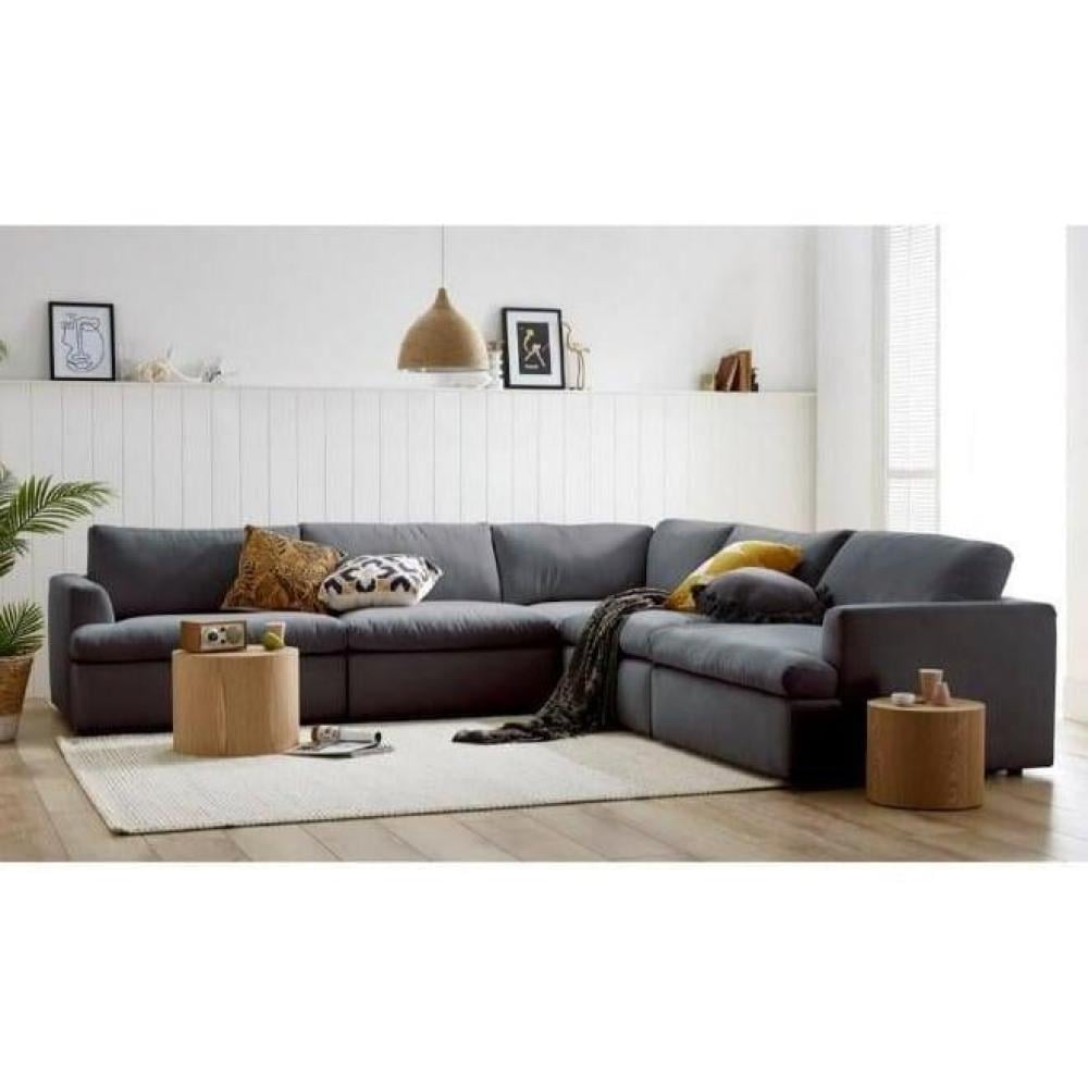 كنبة زاوية مقاس 300x300x95x90 سم - رمادي- من home houes