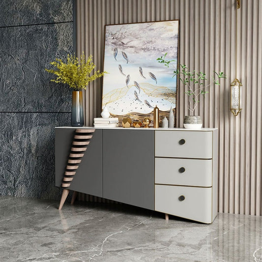 بوفيه رمادي