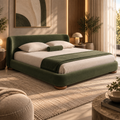 سرير ڤيردانا – سرير مخمل مودرن بهيدبورد منحني