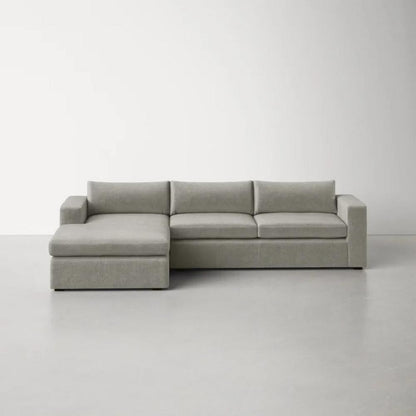 كنبة زاوية 90×85×300×200 سم - بيج