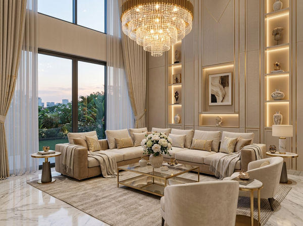 تصميم داخلي فاخر