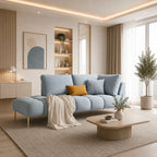 كنبة بمقاس 85×180×85 سم - أصفر - من هوم هاوس
